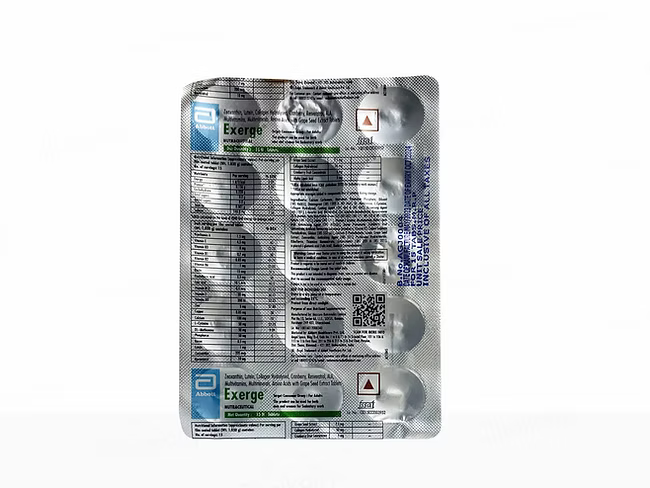 Exerge Nutraceutical Tablet