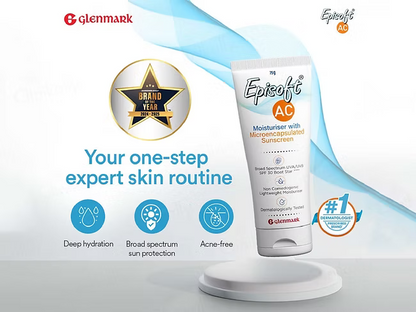 Episoft AC Moisturiser With Sunscreen SPF 30 125GM