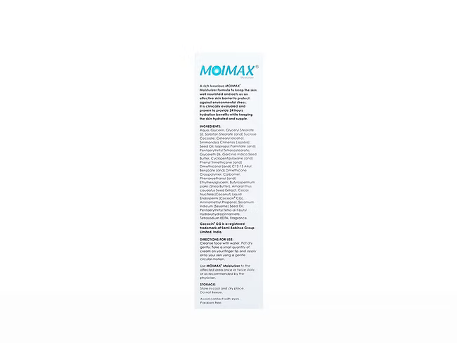 Moimax Moisturizer Cream 100Gm