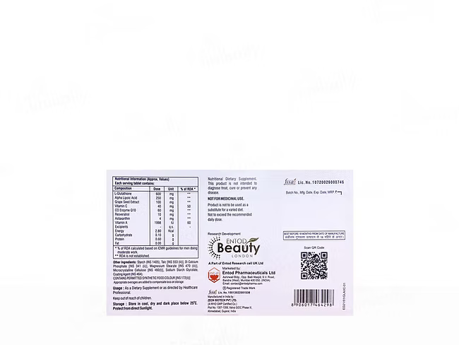 Glutathione Glotamin Tablet
