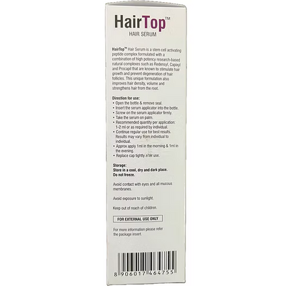 HairTop Hair Growth Serum Enriched With Redensyl Capixyl & Procapil 60ml