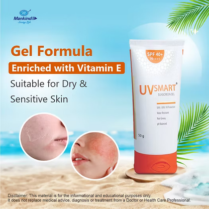 UVsmart Sunscreen SPF 40+ PA++++ Gel