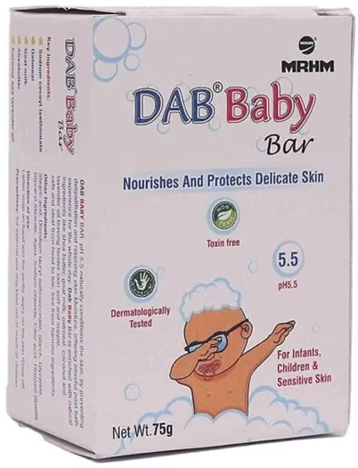DAB Baby Soap Pack Of 3 (3*75GM)