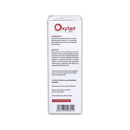 Oxytan Skin Brightening and Lightening Cream, 50gm