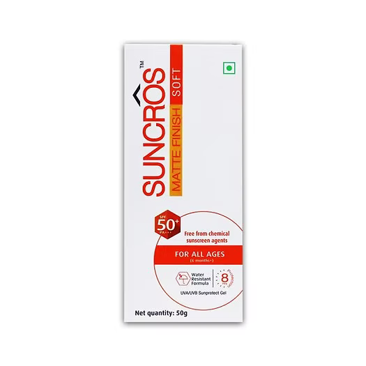 Suncros Matte Finish Soft Gel (SPF-50+) (PA+++) (50 gm)