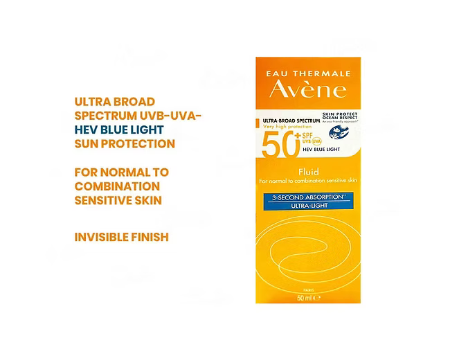 Avene Very High Protection Ultra-Light Sunscreen Fluid SPF 50+ 50ML