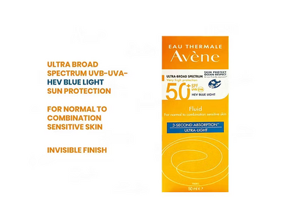 Avene Very High Protection Ultra-Light Sunscreen Fluid SPF 50+ 50ML