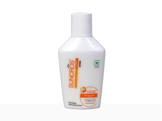 Suncros Matte Finish Soft Lotion SPF 50+ PA+++ 60 ML