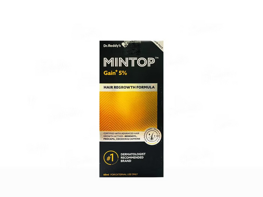 Mintop Gain+ 5 Topical Hair Solution - Bottle of 60ml
