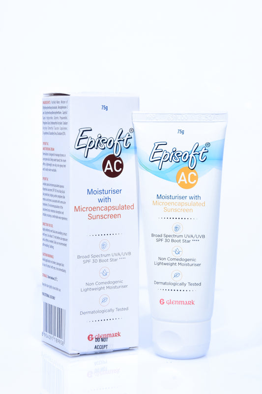 Episoft AC Moisturiser With Sunscreen SPF 30 75GM
