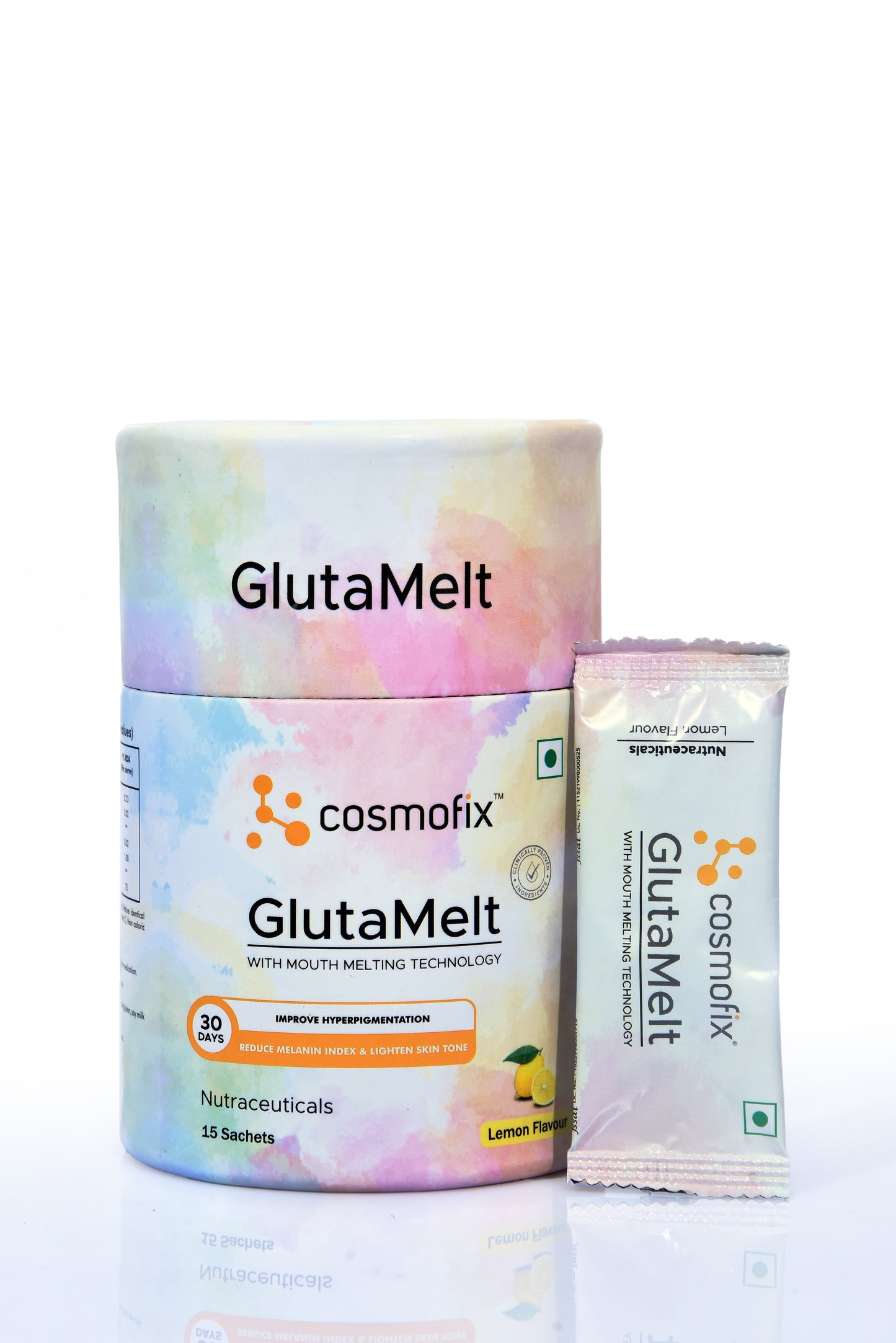 Cosmofix Glutamelt Powder - Lemon Flavour 15 sachets
