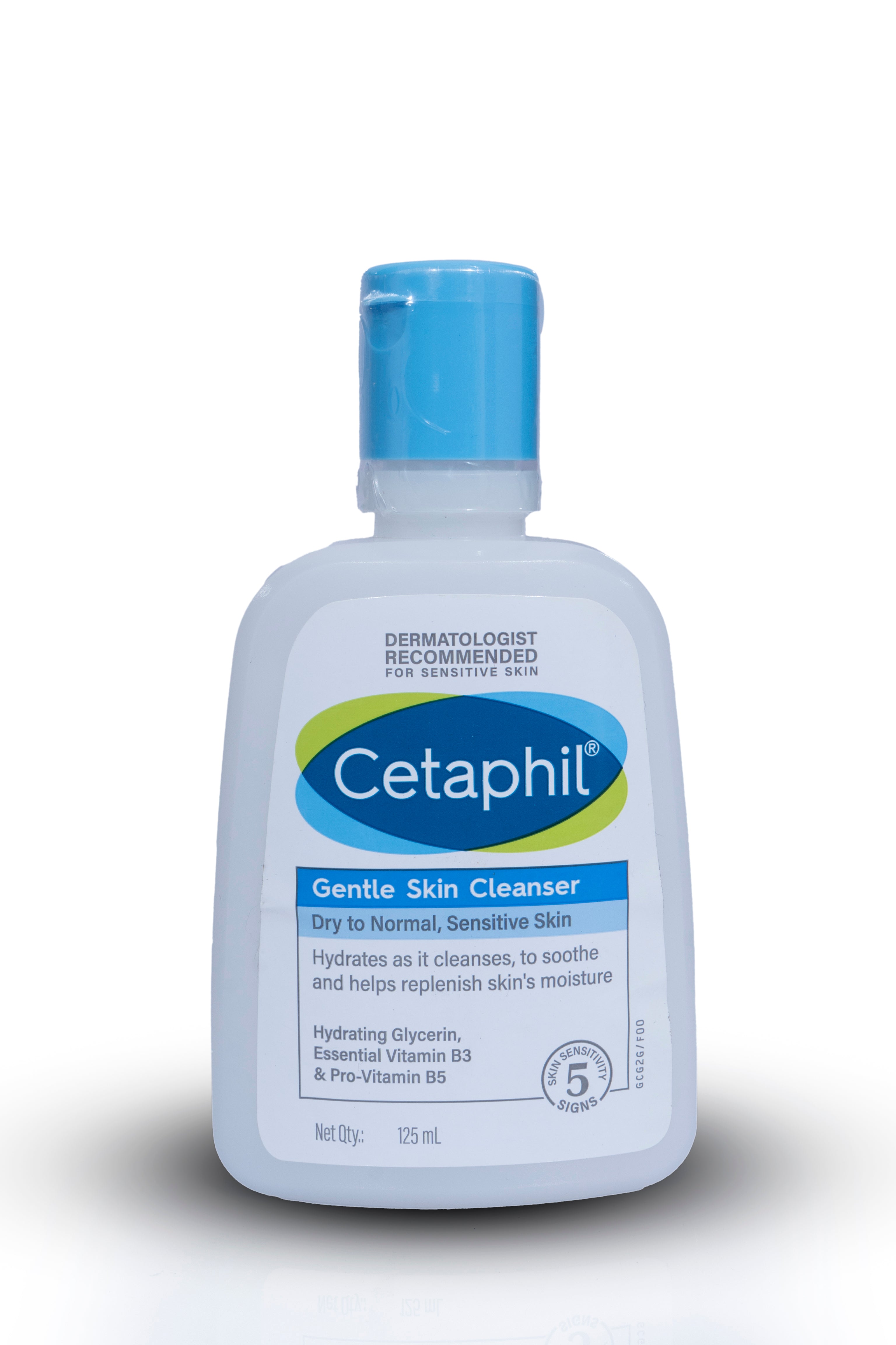 Cetaphil Gentle Skin Cleanser (Dry to Normal, Sensitive Skin) 125ML
