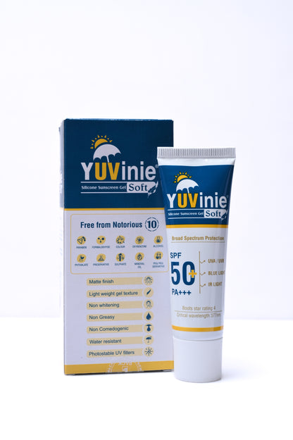 Yuvinie Soft Sunscreen Gel SPF 50+ PA+++ 50GM