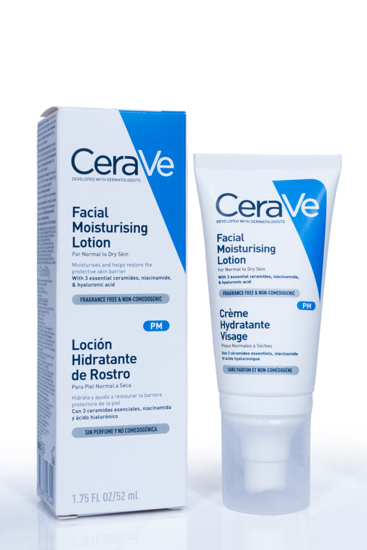CeraVe PM Facial Moisturising Lotion for Normal to Dry Skin