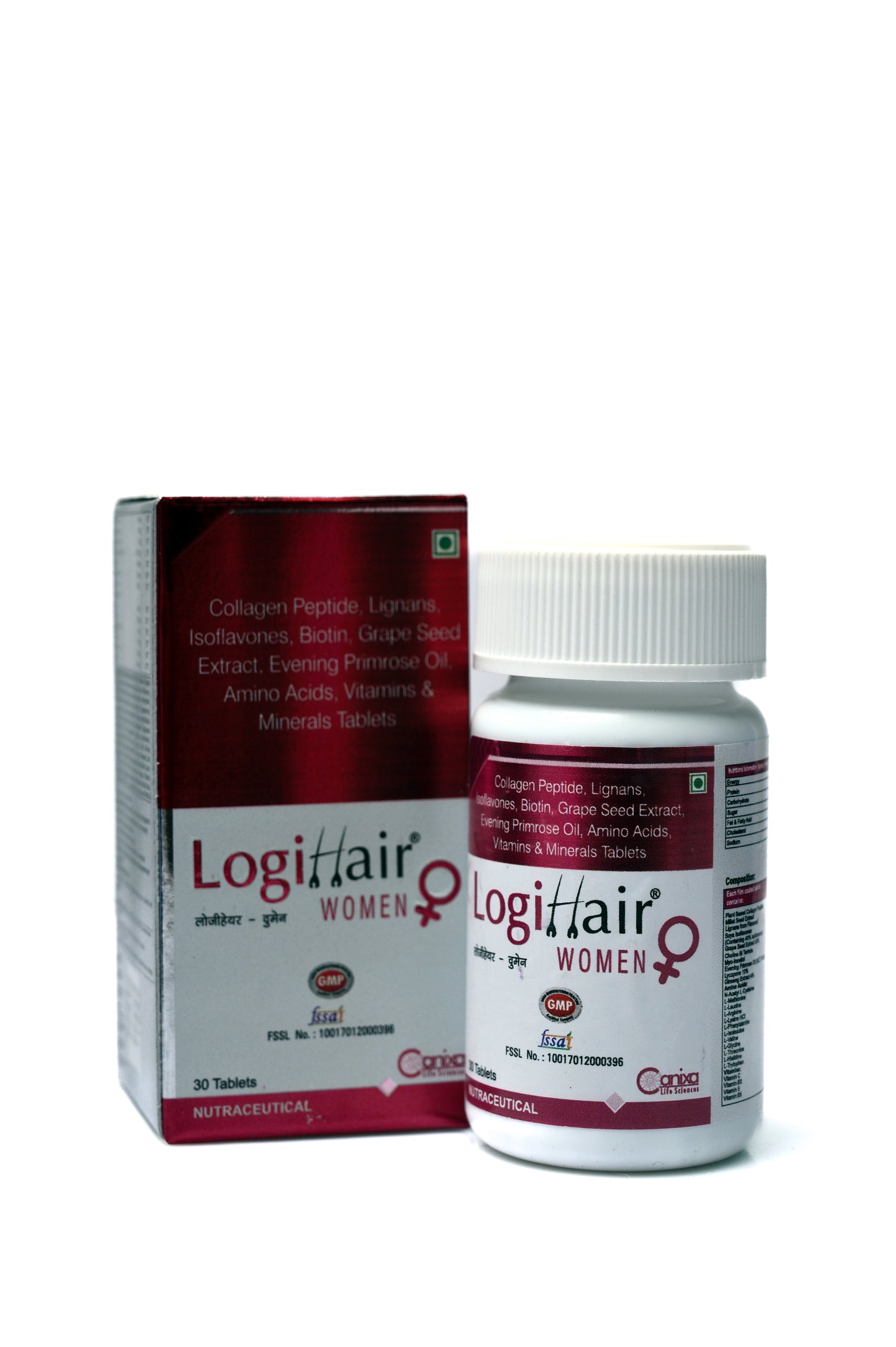 logihair tablet bottle for women (30 tablet)