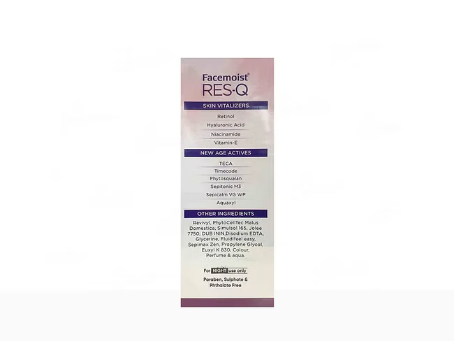 Facemoist RES-Q Night Repair Cream 30ml