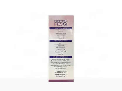 Facemoist RES-Q Night Repair Cream 30ml