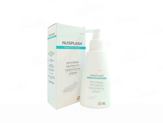 Nusplash Face Cleanser - Creamy -(Pack of 2) 125 ML