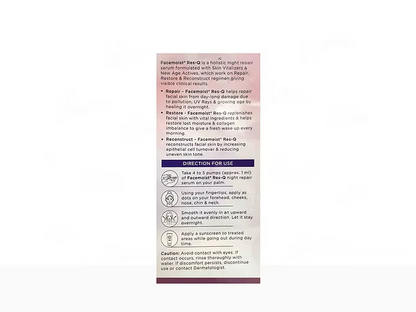 Facemoist RES-Q Night Repair Cream 30ml