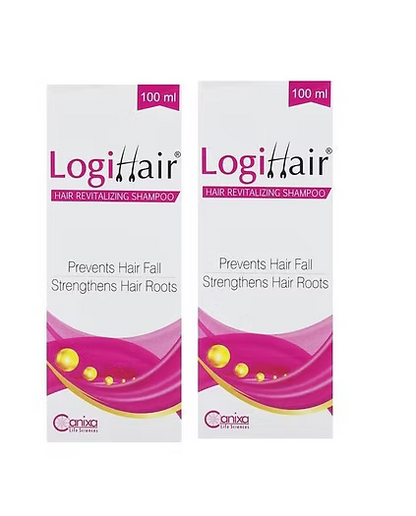 Logihair Hair Revitalizing Shampoo 100 ml (Pack of 2)