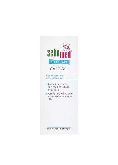 Sebamed Clear Face Care Gel 50Ml|Ph 5.5|Acne Prone Skin|Hyaluron & Aloe Vera|Wat