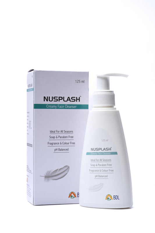 Nusplash Face Cleanser - Creamy -(Pack of 2) 125 ML