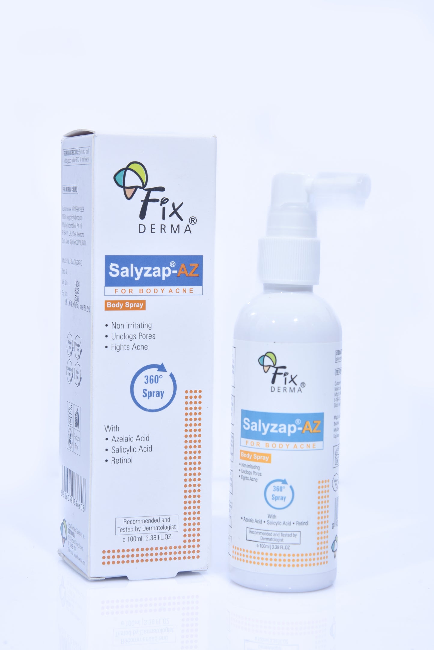 Fixderma Salyzap-AZ Body Spray