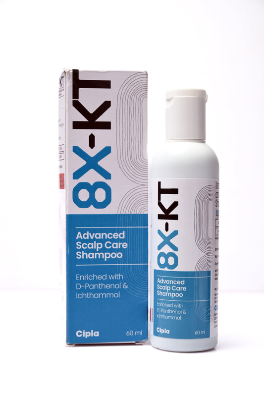 8X-KT Advanced Scalp Care Shampoo 60ml(Pack of 2)
