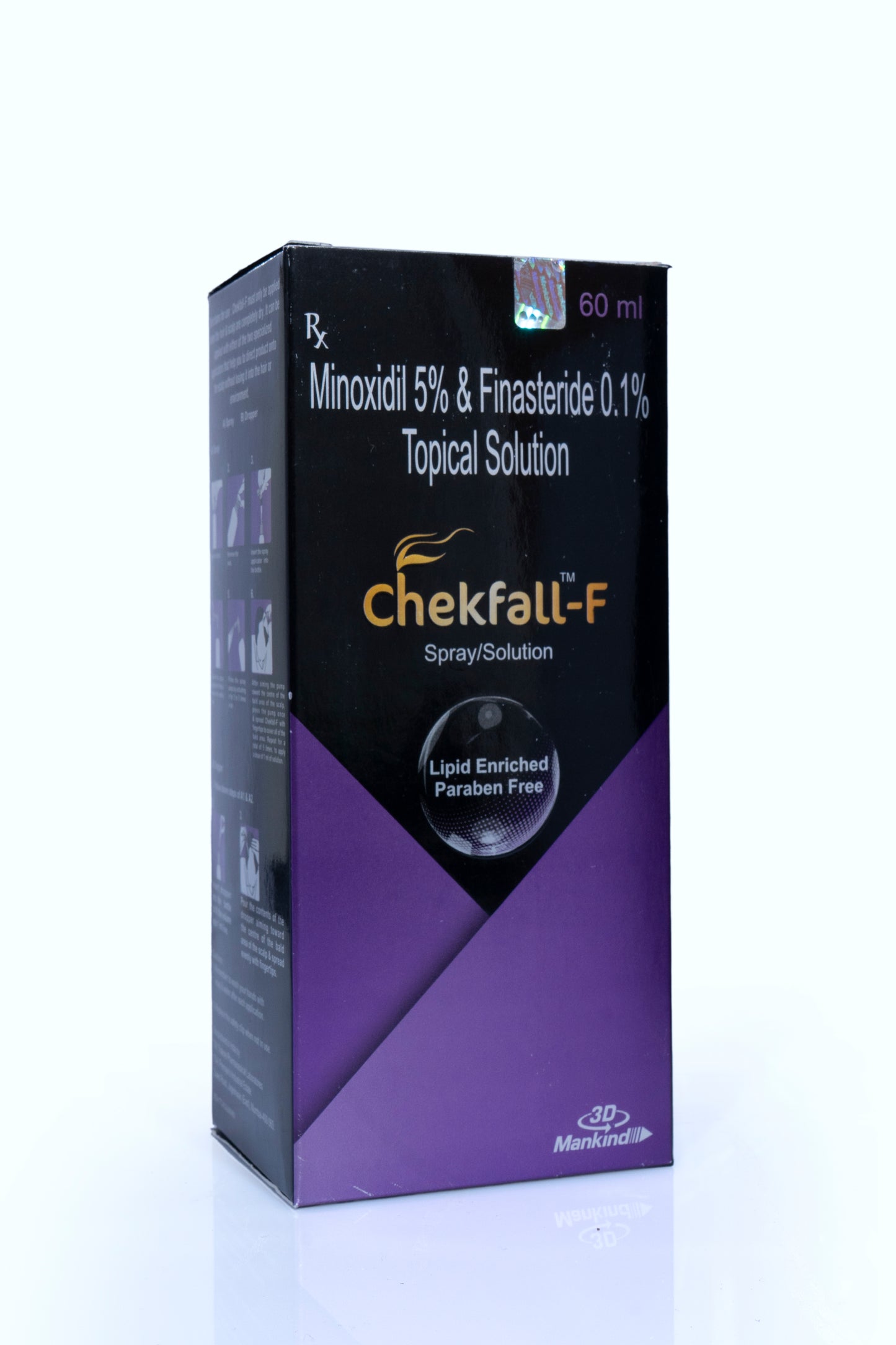 Chekfall-F 5% Topical Solution 60ml