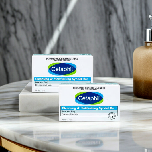 Cetaphil Cleansing & Moisturising Syndet Bar 75 gm (Pack of 3)