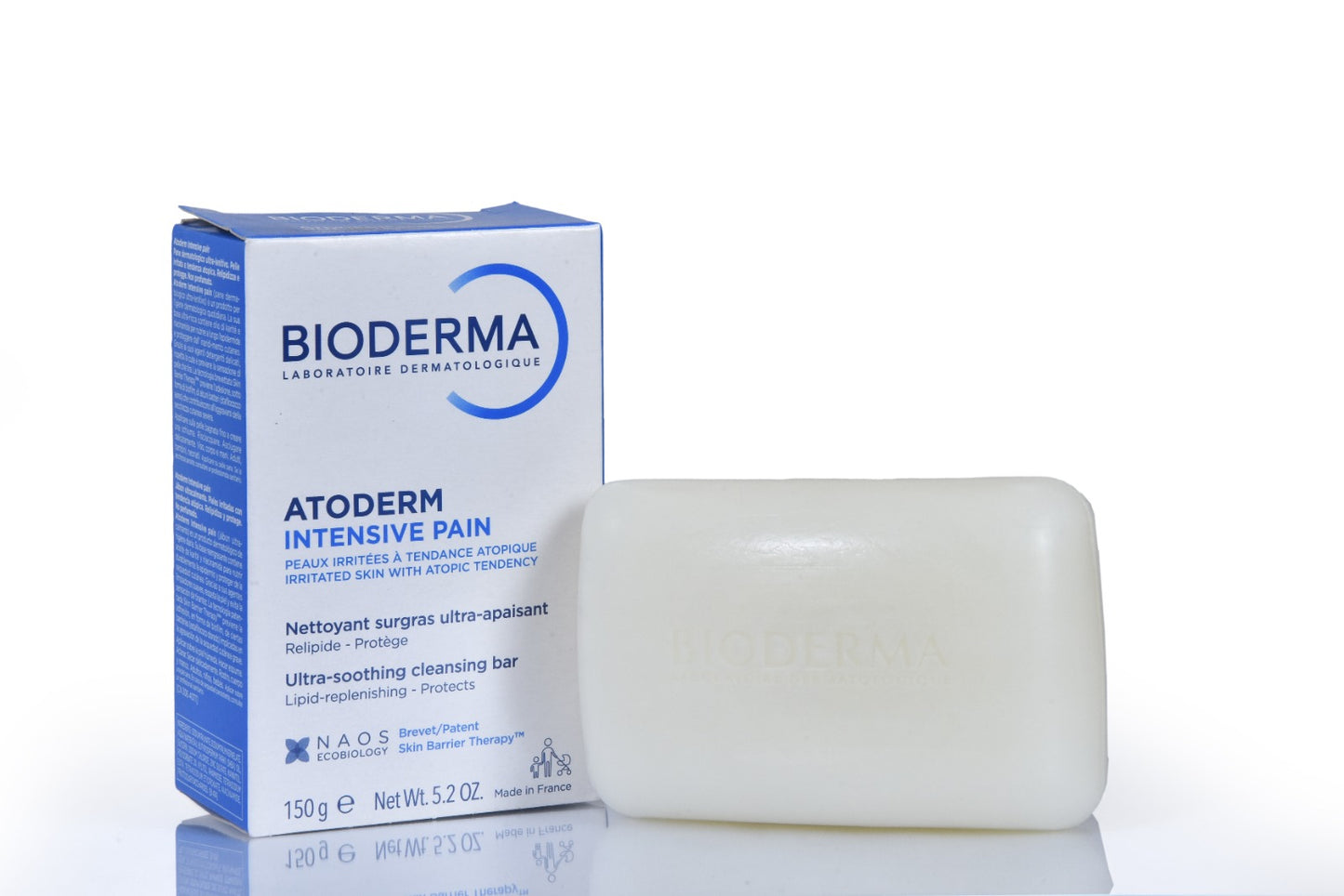 Bioderma Atoderm Intensive Pain Ultra-Soothing Cleansing Bar 150GM
