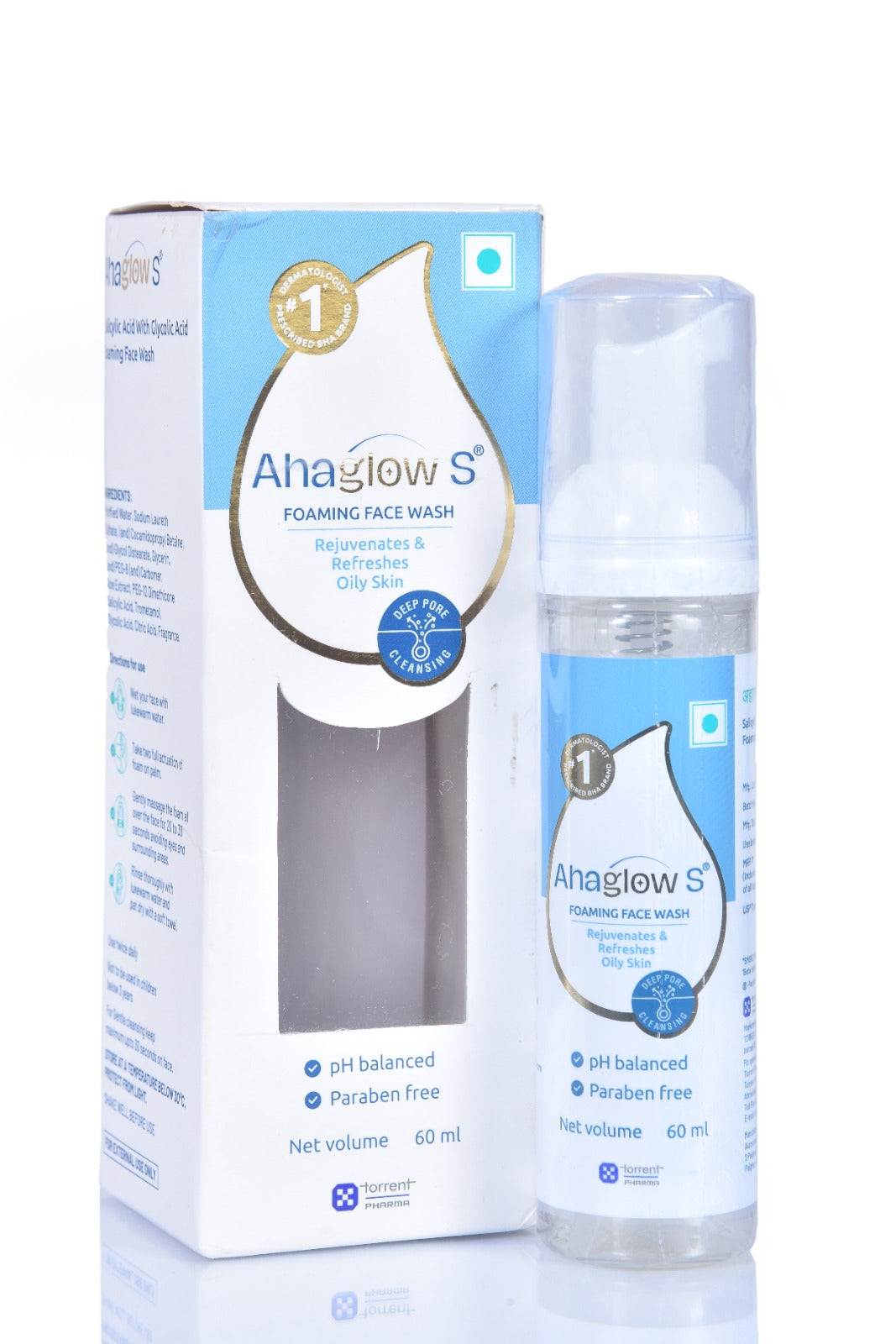 Ahaglow S Foaming Face Wash 60ml